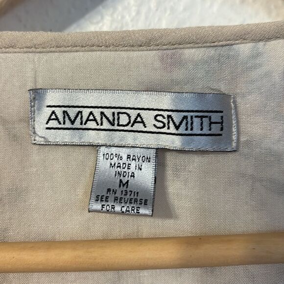Amanda Smith Cottagecore Floral Vest Medium - Picture 2 of 5